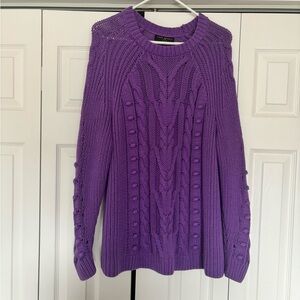 Lane Bryant Purple Sweater Size 18/20